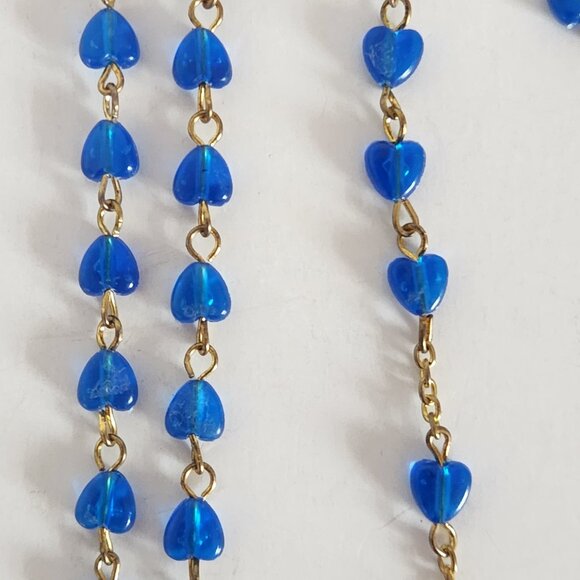 Rosary Plastic Hearts *AS IS* - Picture 2 of 6